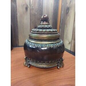 Decorated Bowl With Lid China  Beautiful Home Deco Used vintage